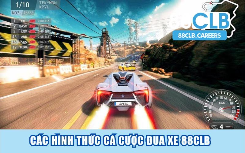 Các hình thức cá cược đua xe 88clb